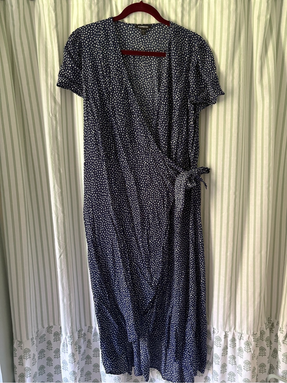 Navy Wrap Dress